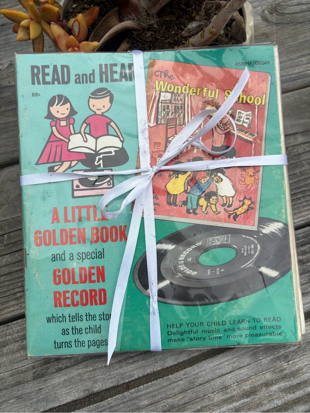 A Little Golden Book with Record - 4 books!